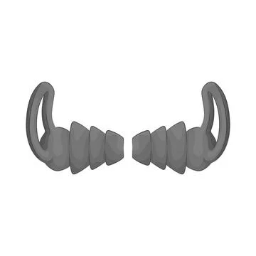 Illustration of Ear protection Illustrazione stock