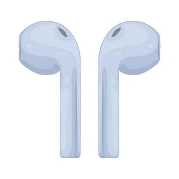 Illustration of earphone Stock Illustration