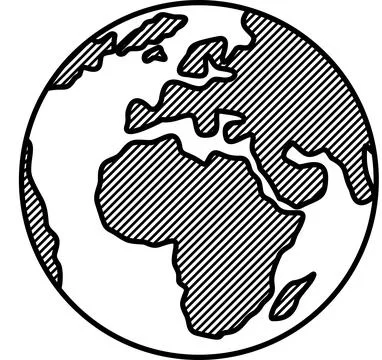 Illustration of earth Stock Illustration