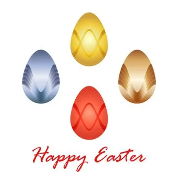Illustration Easter eggs. Stock Illustration