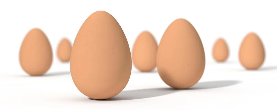 Illustration of easter eggs. Stock Illustration