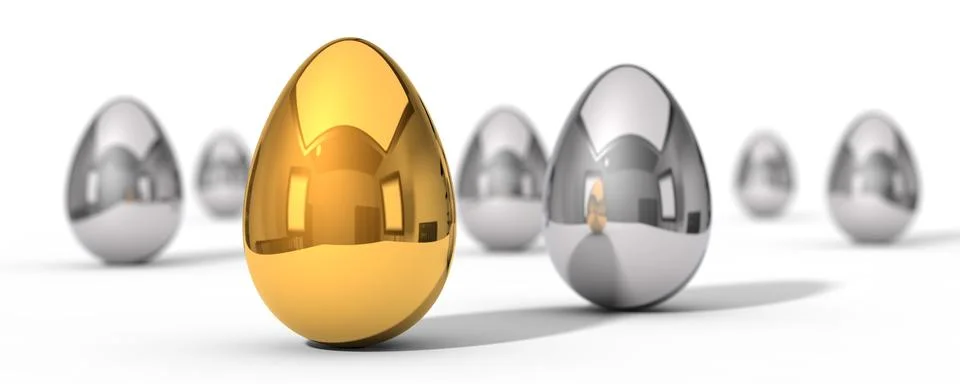Illustration of easter eggs. Stock Illustration