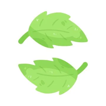Illustration of eco leaves Stock Illustration