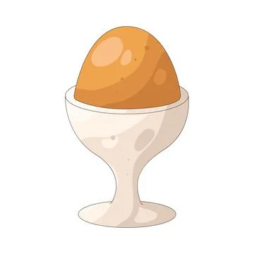 Illustration of egg cup Stock Illustration