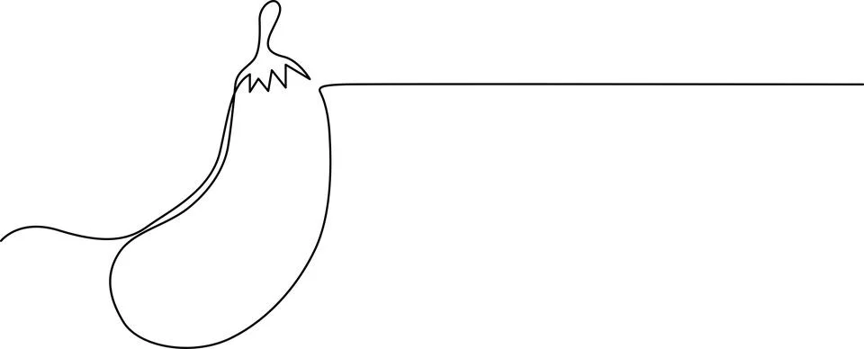 Illustration of an eggplant Vector Stock Illustration