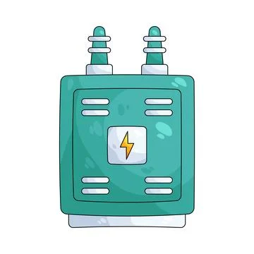 Illustration of electrical box Stock Illustration