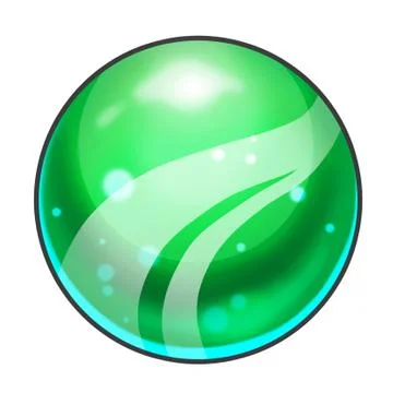 Illustration: Element Design: All Kinds of Marbles with Different Colors. Realis Stock Illustration