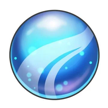 Illustration: Element Design: All Kinds of Marbles with Different Colors. Realis Stock Illustration