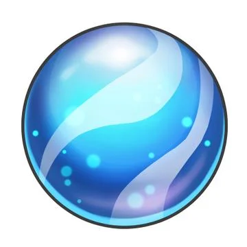 Illustration: Element Design: All Kinds of Marbles with Different Colors. Realis Stock Illustration