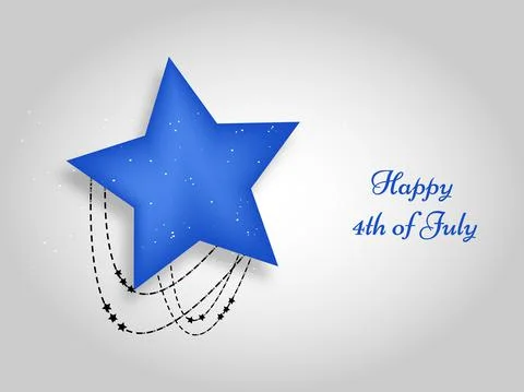 Illustration of elements of 4th of July US independence day background Illustrazione stock