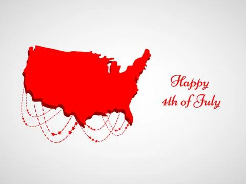 Illustration of elements of 4th of July US independence day background Stockillustratie