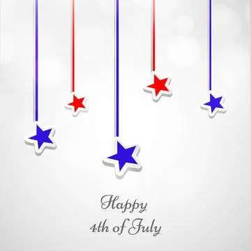 Illustration of elements of 4th of July US independence day background Stockillustratie
