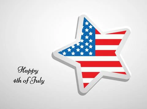 Illustration of elements of 4th of July US independence day background Stock Illustration