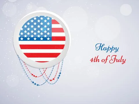 Illustration of elements of 4th of July US independence day background Stockillustratie