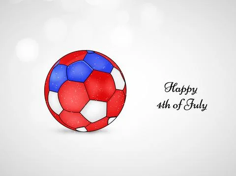 Illustration of elements of 4th of July US independence day background Stock Illustration