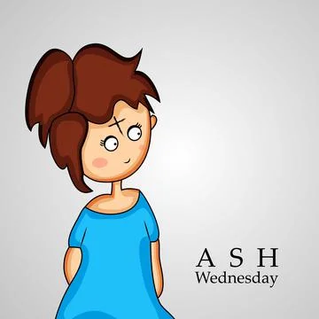 Illustration of elements of Ash Wednesday background イラスト素材