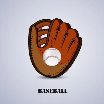 Illustration of elements for baseball sport background Stock Illustration