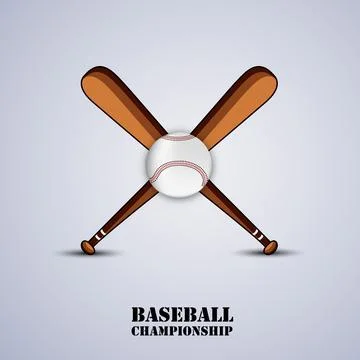 Illustration of elements for baseball sport background Stock Illustration