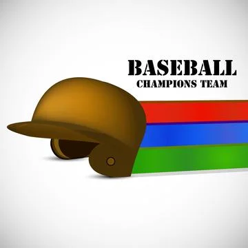 Illustration of elements for baseball sport background Stock Illustration