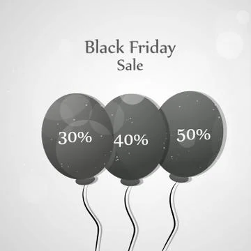 Illustration of elements of black Friday background Stock Illustration