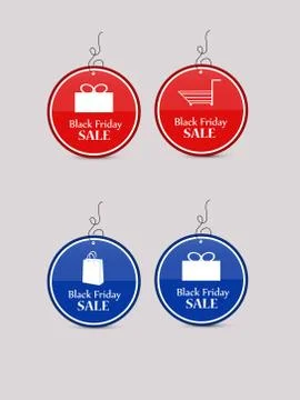 Illustration of elements of black Friday background Stock Illustration