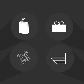 Illustration of elements of black Friday background Stock Illustration