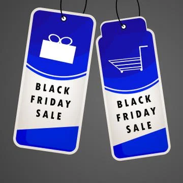 Illustration of elements of black Friday background Stock Illustration