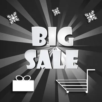 Illustration of elements of black Friday background Stock Illustration