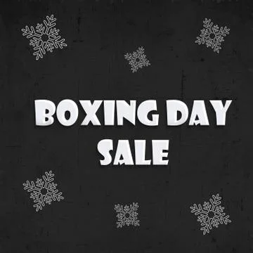 Illustration of elements of Boxing Day Background Stock Illustration