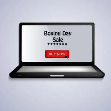 Illustration of elements of Boxing Day Background Illustrazione stock