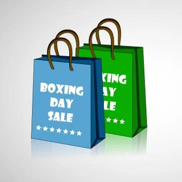 Illustration of elements of Boxing Day Background イラスト素材