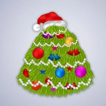 Illustration of elements of Christmas Background Illustrazione stock