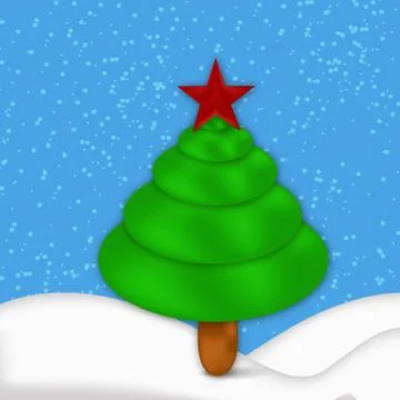 Illustration of elements of Christmas Background Illustrazione stock