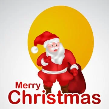 Illustration of elements of Christmas Background Illustrazione stock