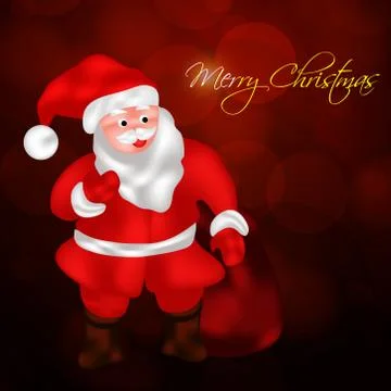 Illustration of elements of Christmas Background Illustrazione stock