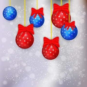 Illustration of elements of Christmas Background Illustrazione stock