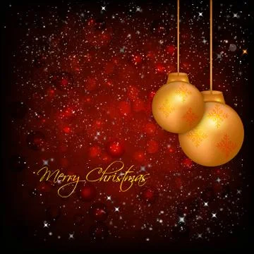 Illustration of elements of Christmas Background Ilustración de archivo