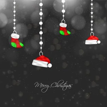 Illustration of elements of Christmas Background Stock Illustration