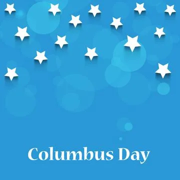 Illustration of elements of Columbus Day Background Stock Illustration