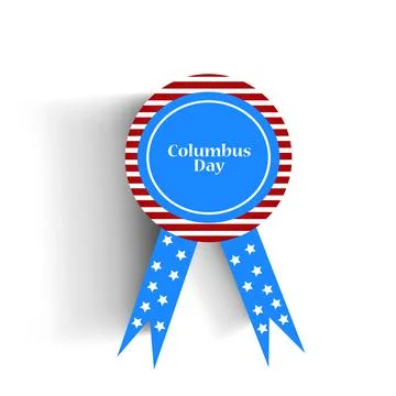 Illustration of elements of Columbus Day Background Stock Illustration