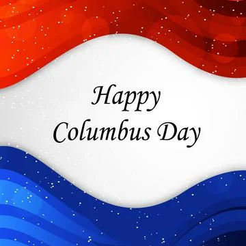 Illustration of elements of Columbus Day Background Stock Illustration