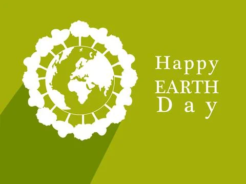 Illustration of elements of Earth Day Background Stock Illustration