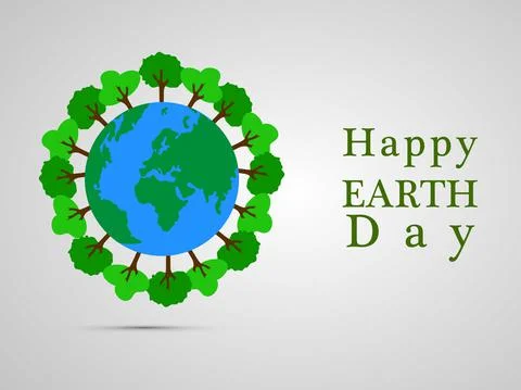 Illustration of elements of Earth Day Background Stock Illustration
