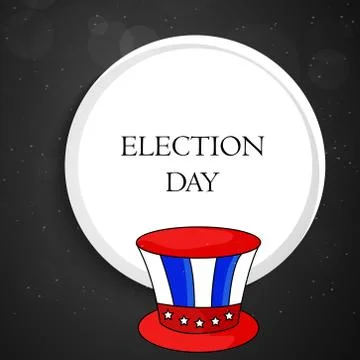 Illustration of elements of election day background 库存插图