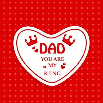 Illustration of elements of Fathers day background Illustrazione stock