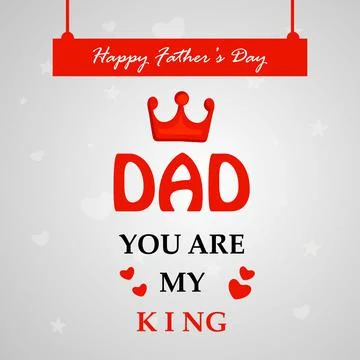 Illustration of elements of Fathers day background Illustrazione stock