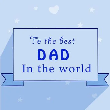 Illustration of elements of Fathers day background Stock Illustration
