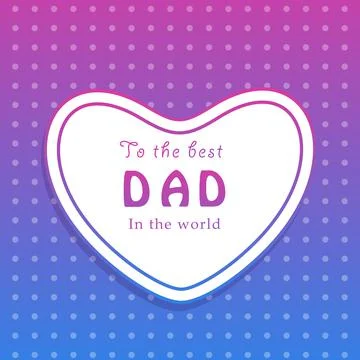 Illustration of elements of Fathers day background Illustrazione stock