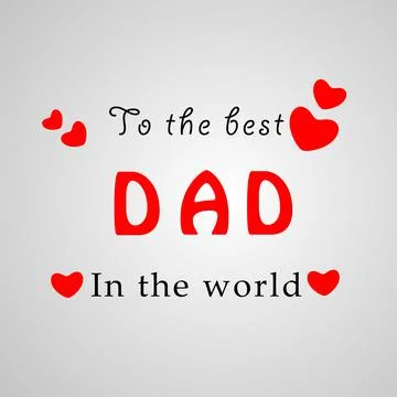 Illustration of elements of Fathers day background Illustrazione stock