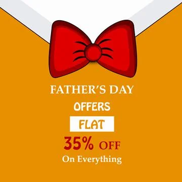 Illustration of elements of Fathers day background Illustrazione stock
